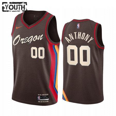 Kinder NBA Portland Trail Blazers Trikot Carmelo Anthony 00 2020-21 City Edition Swingman